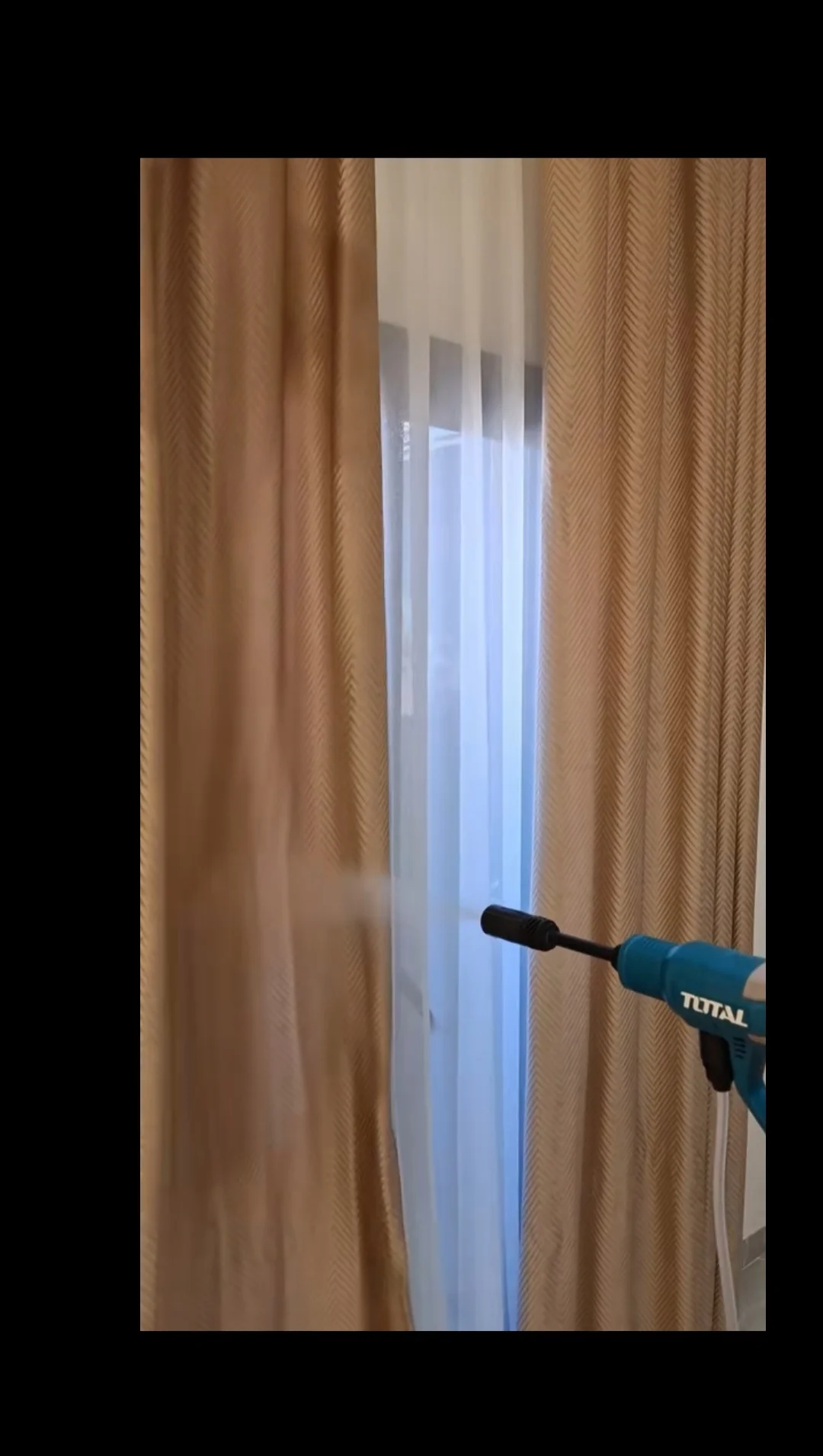 تنظيف الستائر