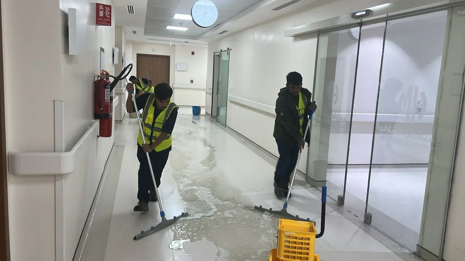 تنظيف فيلا النرجس بعد التشطيب والبناء — الرياض