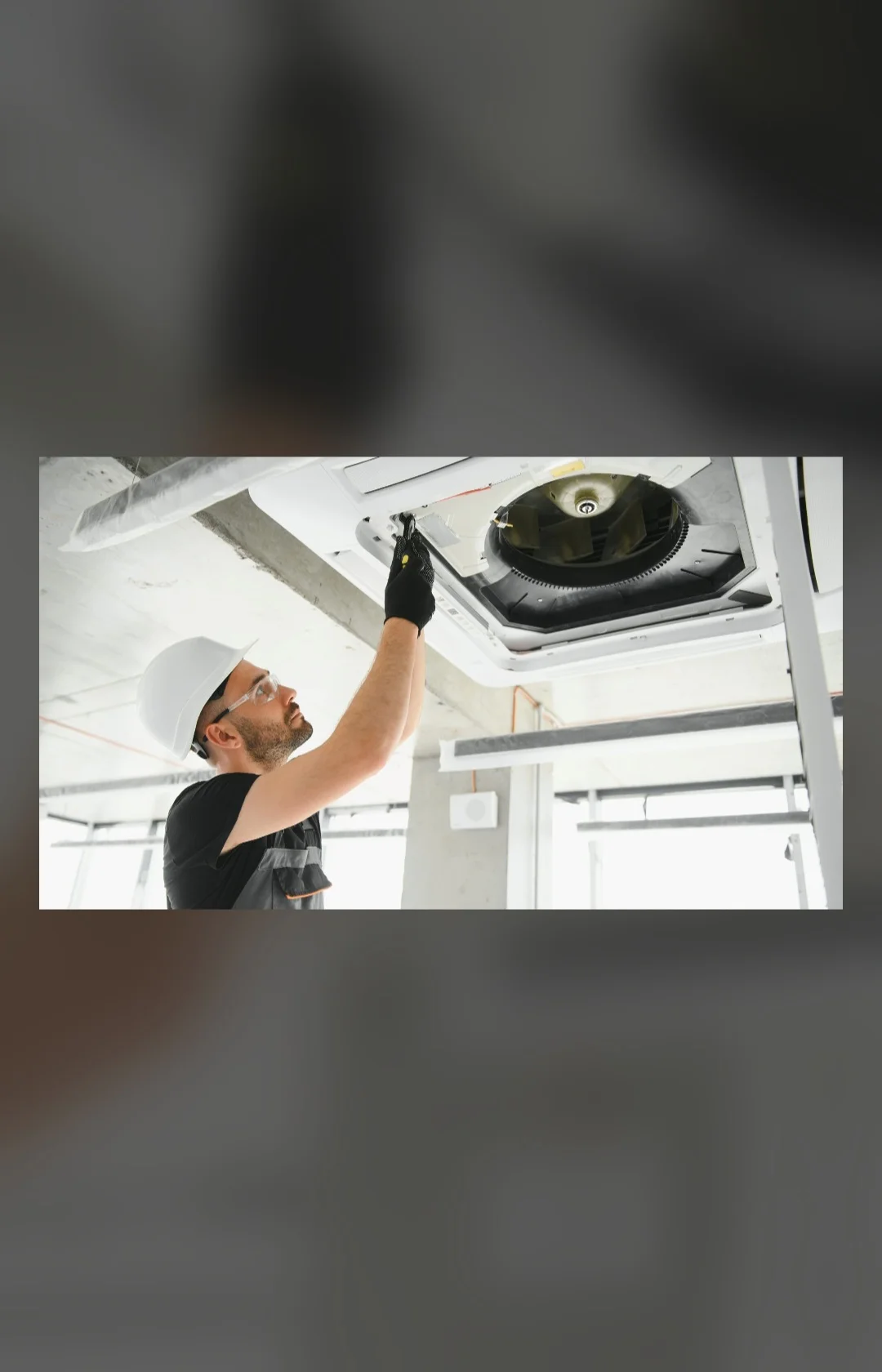 تنظيف المكيفات المركزية
